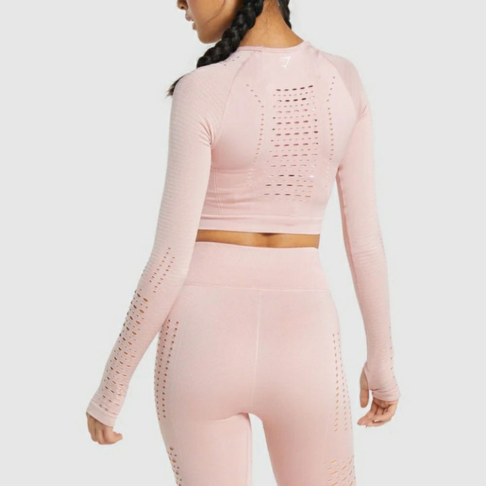 NWOT Gymshark Glow Light Pink Set - Picture 2 of 14